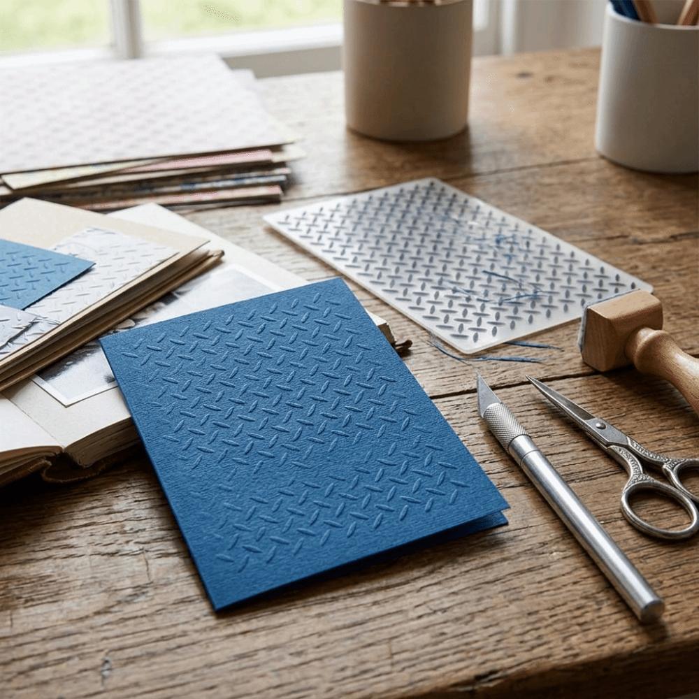 Flexible Plastic Embossing Template Lightweight Embossing Folder DIY Embossing Mold Paper Craft