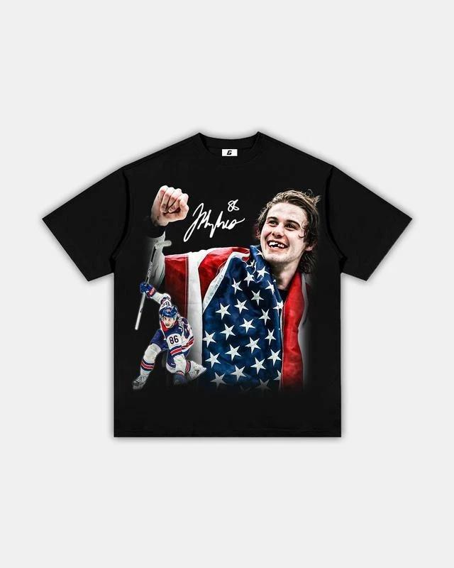 JACK HUGHES GOLDEN GOAL TEE, Team USA T-shirt, Winter Olympics Shirt, Rettro G S