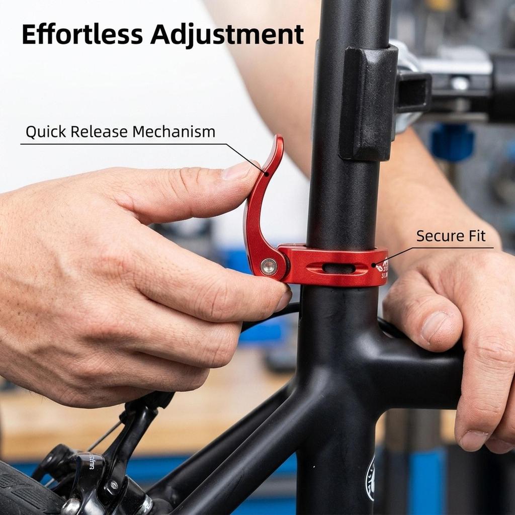 Bicycle Seatpost Clamp, Lightweight Components, Rustproof, , Alloy Seat Tube Clip