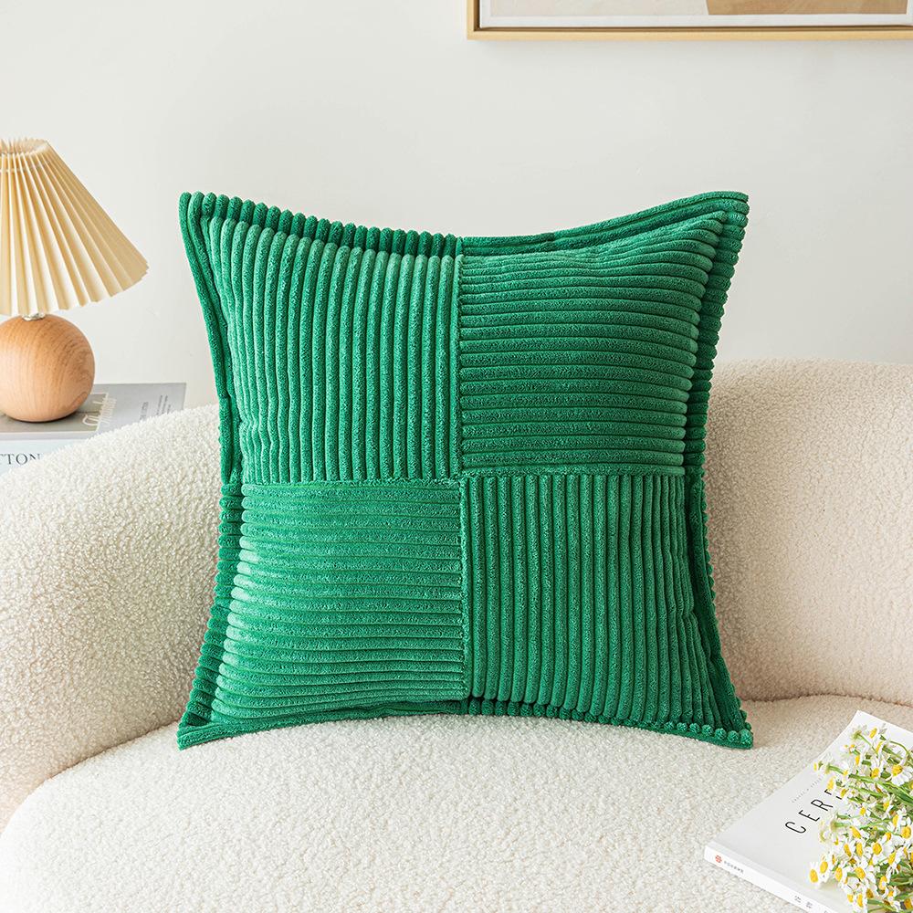 Green Ins Style Pillow Case Internet Celebrity Style Art Design Pillow Sofa Cushion Model Room Pillow