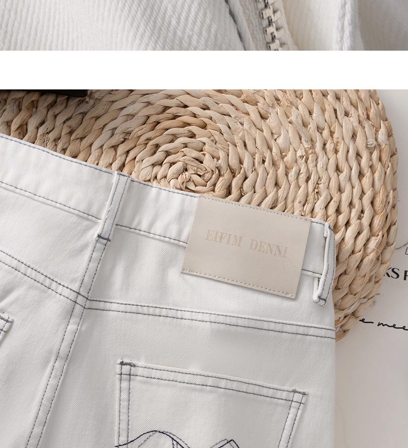 Women's White Wide-Leg Tencel Lyocell Jeans - Lightweight, Breathable, Four-Way Stretch for Summer 2026