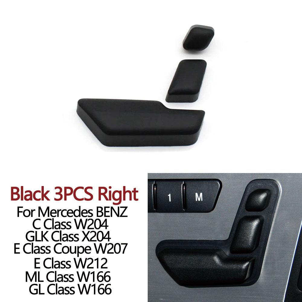 Car Left Right Seat Adjust Switch Control Button Cover Replacement For BENZ C GLK E ML GL Class W204 C204 X204 W212 W207 W166