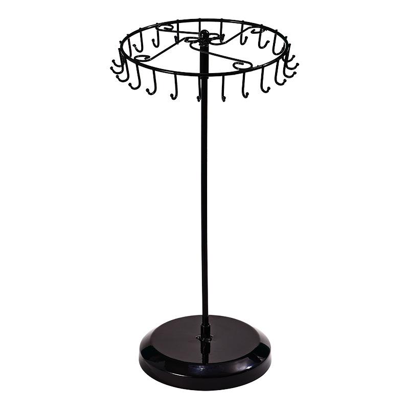 Rotate Jewelry Displays Rack Necklace Jewellery Showcase Stand Household Trinket Storage Shelf Multiple Necklace Display Holder