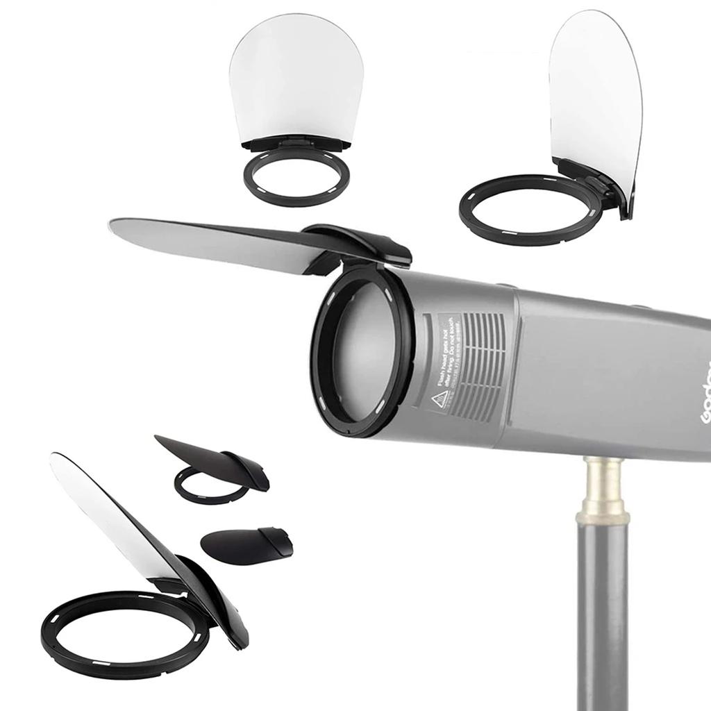Shading Plate AK-R12 Bounce Card Light Diffuser Flash Accessories Universal for Godox H200R Round Flash Head V1 Flash