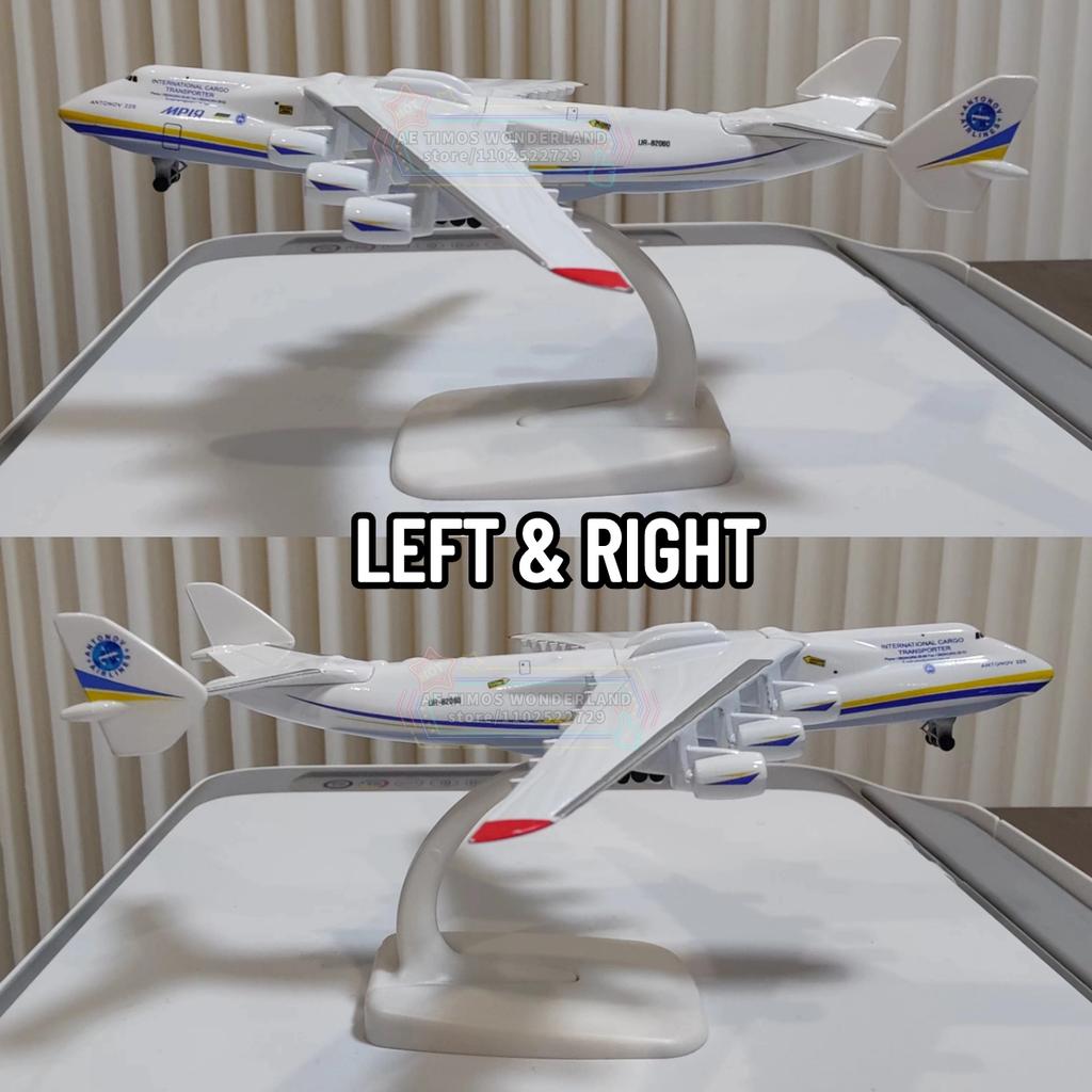 1/400 Ucraina Antonov AN225 Mriya Replica Aereo Hercules Modello Aereo Scala Aviazione Miniatura Arte Bambino Ragazzo Regalo di Natale Giocattolo
