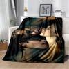 The Vampire Diaries Damon salvatore Blanket Flange Warm blanket Home travel blanket bed linings blankets for beds birthday gift