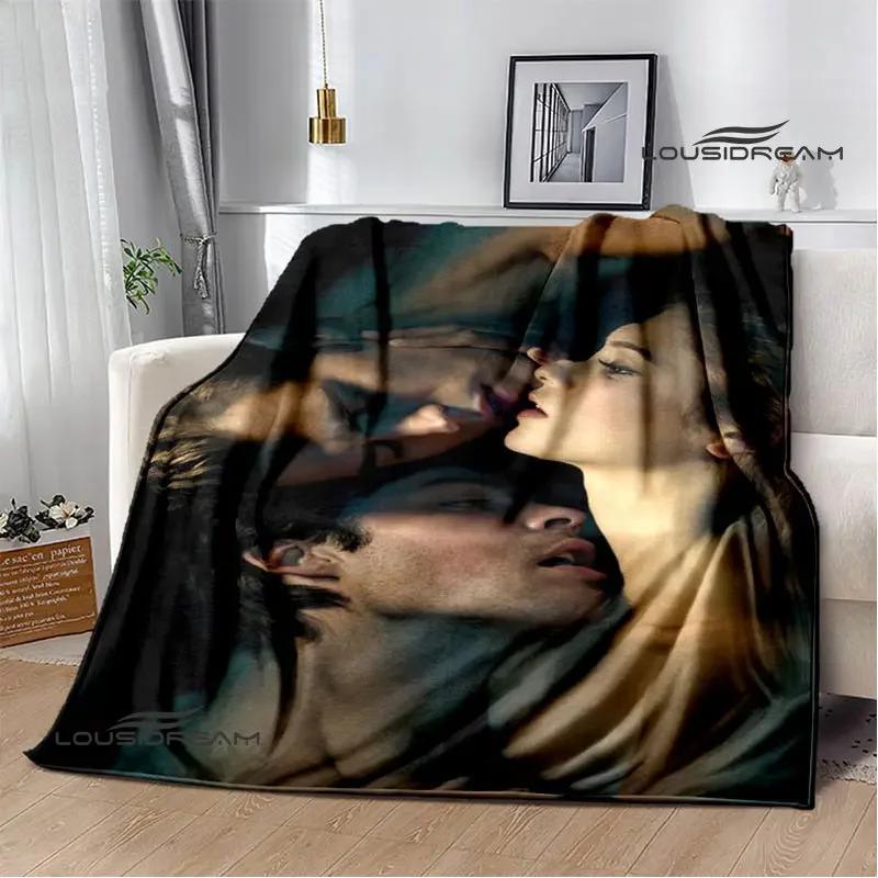 The Vampire Diaries Damon salvatore Blanket Flange Warm blanket Home travel blanket bed linings blankets for beds birthday gift