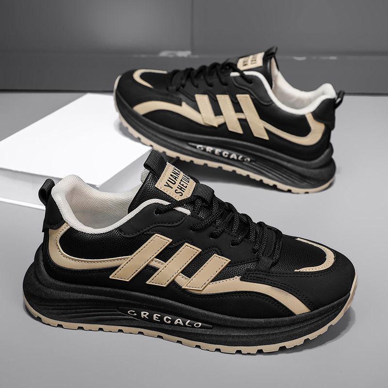 Men s shoes spring new sports shoes men s casual shoes platform sole lightweight with dad shoes 39
