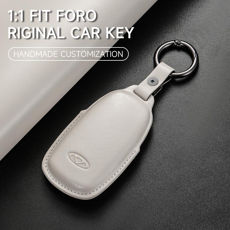 Custodia Copri Chiave per Auto in Vera Pelle Borsa Chiave per Chery Jaecoo J7 J8 7 Tiggo 8plus 5 Plus 7pro Max Omoda 5 Set di Protezione Accessori