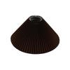 Pleated Cloth Lampshade Accessory for Desk and Floor Lamps, Inclined Height 240mm, Bottom Opening 410mm