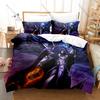 Cooles HammerFall Bettwäsche-Set Bettbezug + 2 Kissenbezüge Schwedischer Power Metal Hector Ritter Hammer Mittelalter Fantasy Schlafzimmer Dekor