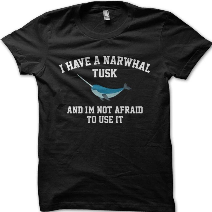 I have a narwhal tusk Polish hero printed t-shirt 9067 M