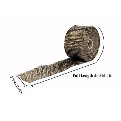 Motorcycle Exhaust Thermal Tape Header Heat Wrap Resistant Ties Fiber Heat Insulation Cotton High Temperature Protection Parts