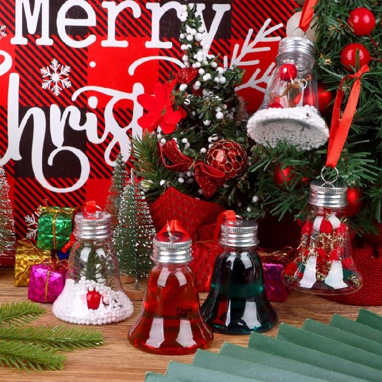 20 Stück Mehrzweck Klare Kugeln Leicht zu Befüllen Weihnachtsdekoration für Individuelle Baumdekoration und Partydekorationen