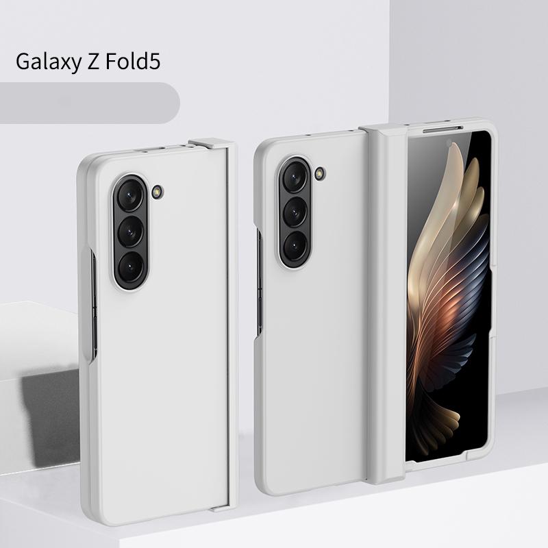 Für Samsung Z Fold 6 Faltbares Handyhülle Hautgefühl Frosted Vollschutz für Samsung Z Fold 4 5 Handyhülle