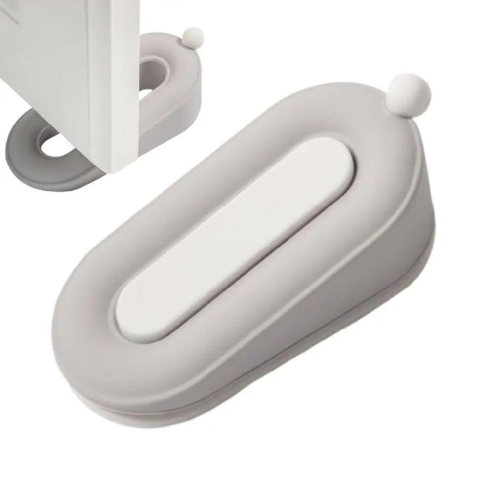 Removable Door Stopper Silicone Material Doorstops Top Safety Wind Resistance Mat  Home Use
