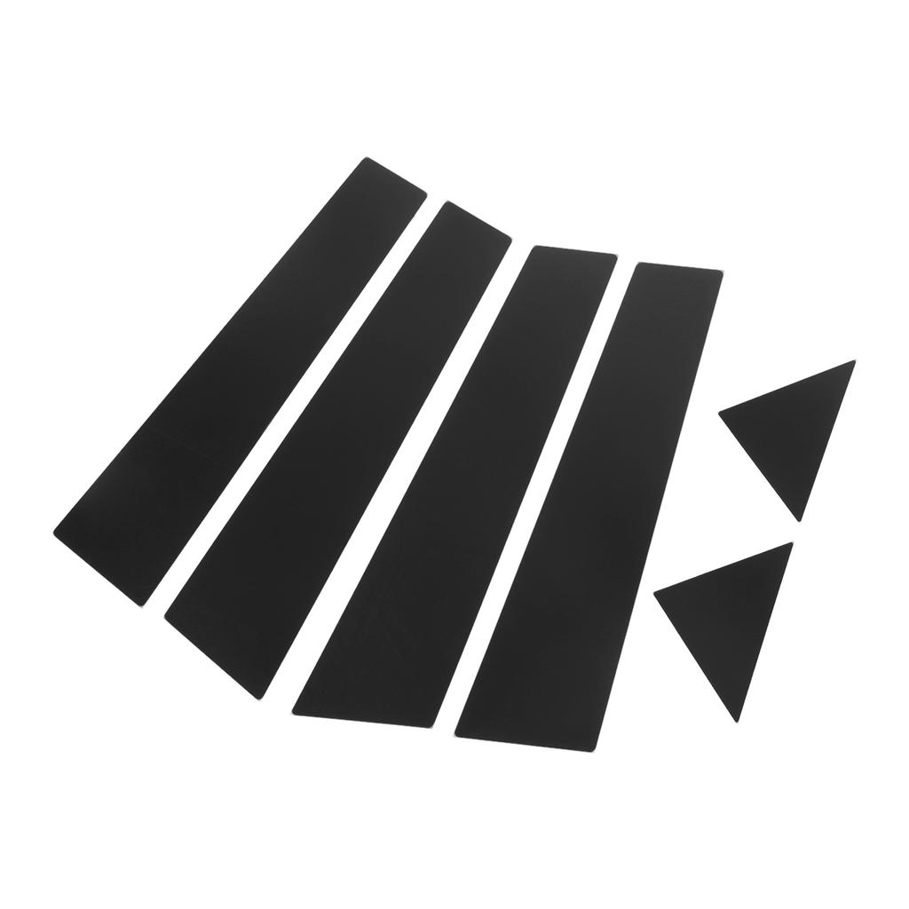 6 STÜCKE Auto Fenster Säulenverkleidung Glänzend Schwarz Spiegel Dekoration Ersatz für Chrysler 300C 2005-2010