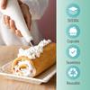 5Pcs 1M Cake Piping Tips, Cake Decorating Tips Seamless Icing Tipss Cupcake Piping Tipss Baking Tools for DIY Art