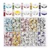 600/720/900Pcs Rhinestones Spacer 8mm Sparkling Rondelle Spacer Beads Flat Round Beads for Bracelets Jewelry Making