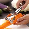 Edelstahl Schäler Haushalt Multifunktion Küchenschaber Obst Gemüse Melone Kartoffelschäler und Hobel Manuell Schäler Großhandel