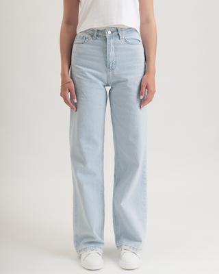 VONNAVI 2006 XS Light Blue Jeans with Cutouts On the Back