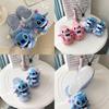 Warme und kuschelige Lilo & Stitch Plüschpantoffeln – Unisex-Pantoffeln für Paare
