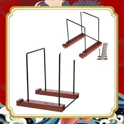 Wooden LP Vinyl Record Display Stand Shelf Multipurpose Wood CDs/LP Tabletop Holder LP Record Album Storage Rack