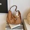 Pu Retro Minimalist Bag For Women Summer Casual Daily With Inner Zipper Pocket