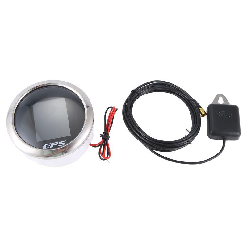 Reliable 85Mm Smart GPS Speedometer Waterproof TFT Screen Digital Tachometer Odometer With GPS Antenna For Car Boat Motorcycle