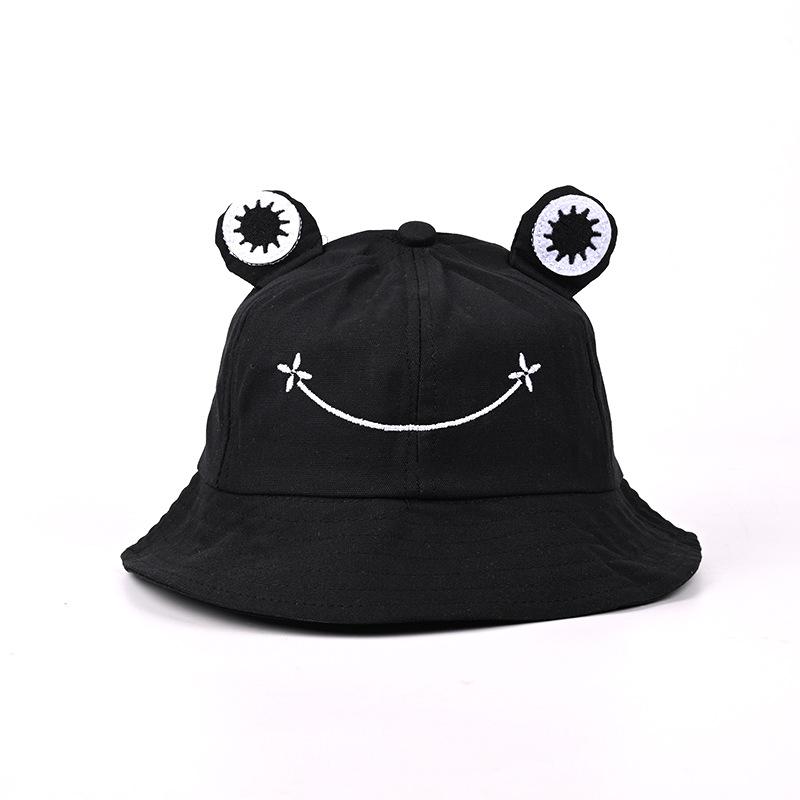 Bucket hat adult frog spring and autumn fashion adult hat tide frog bucket hat student sunshade basin hat
