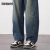 MARK FAIRWHALE Men's Summer Loose Fit Straight Leg Jeans