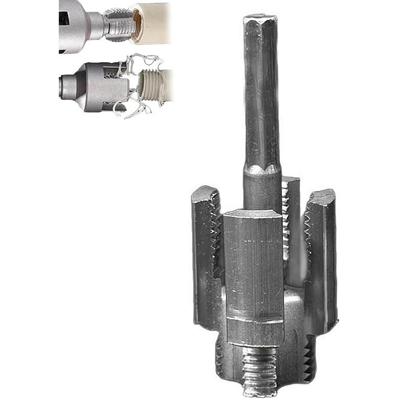 

Набор для нарезания резьбы на трубах из ПВХ для электрической дрели, набор инструментов для нарезания резьбы на пластиковых трубах из ПВХ/ППР, 1/2 3/4 , инструмент для нарезания внутренней и внешней резьбы на водопроводных трубах 1/2