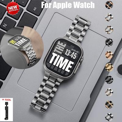 Metal Band For Apple Watch Ultra 3/2 Series 11 10 9 8 7SE3 Stainless Steel Band For Iwatch 49mm42 46 44 45 38 41 40mm Bracelet
