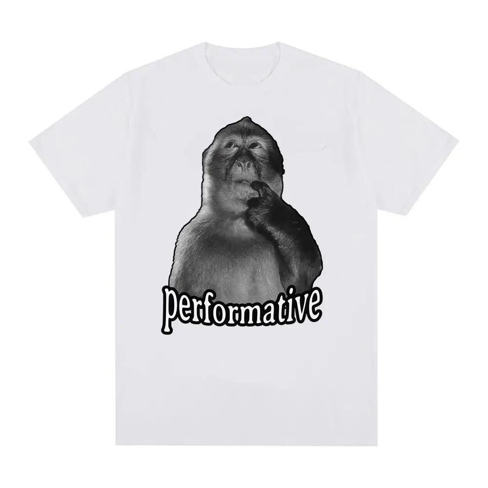 Funny Performative Graphic T Shirt Clothing Fashion Humor Vintage T-shirts 100_ T-shirt Streetwear S