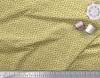 Soimoi Beige Poly Crepe Fabric Dogs & Paw Dog Printed Fabric 1 Metre 42 Inch
