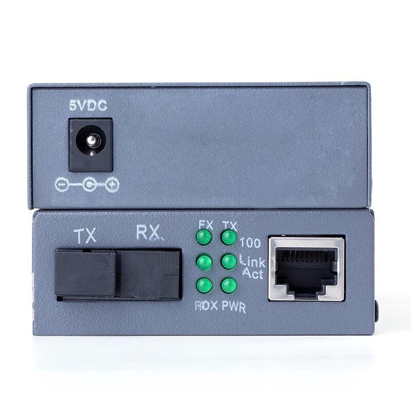 100Mbps Single-Mode Fiber Optic Transceiver Pair