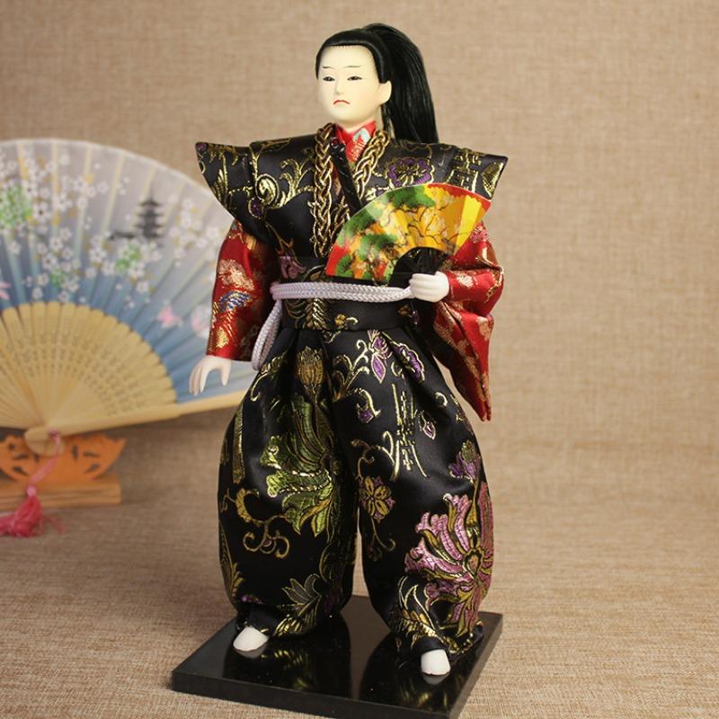 30cm Japanese Samurai Doll Ninja Figurine Decoration of Sushi Restaurant Izakaya Hotel Restaurant Decorative Japanese-style Gift