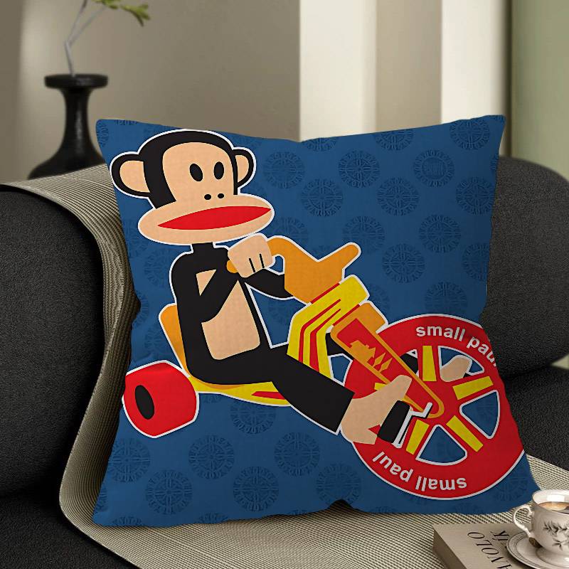 L-Luxurious P-Paul Frank Personalized Pillow Dust Cover Bedroom Kids Party Decoration Pillowcase Birthday Children Gift