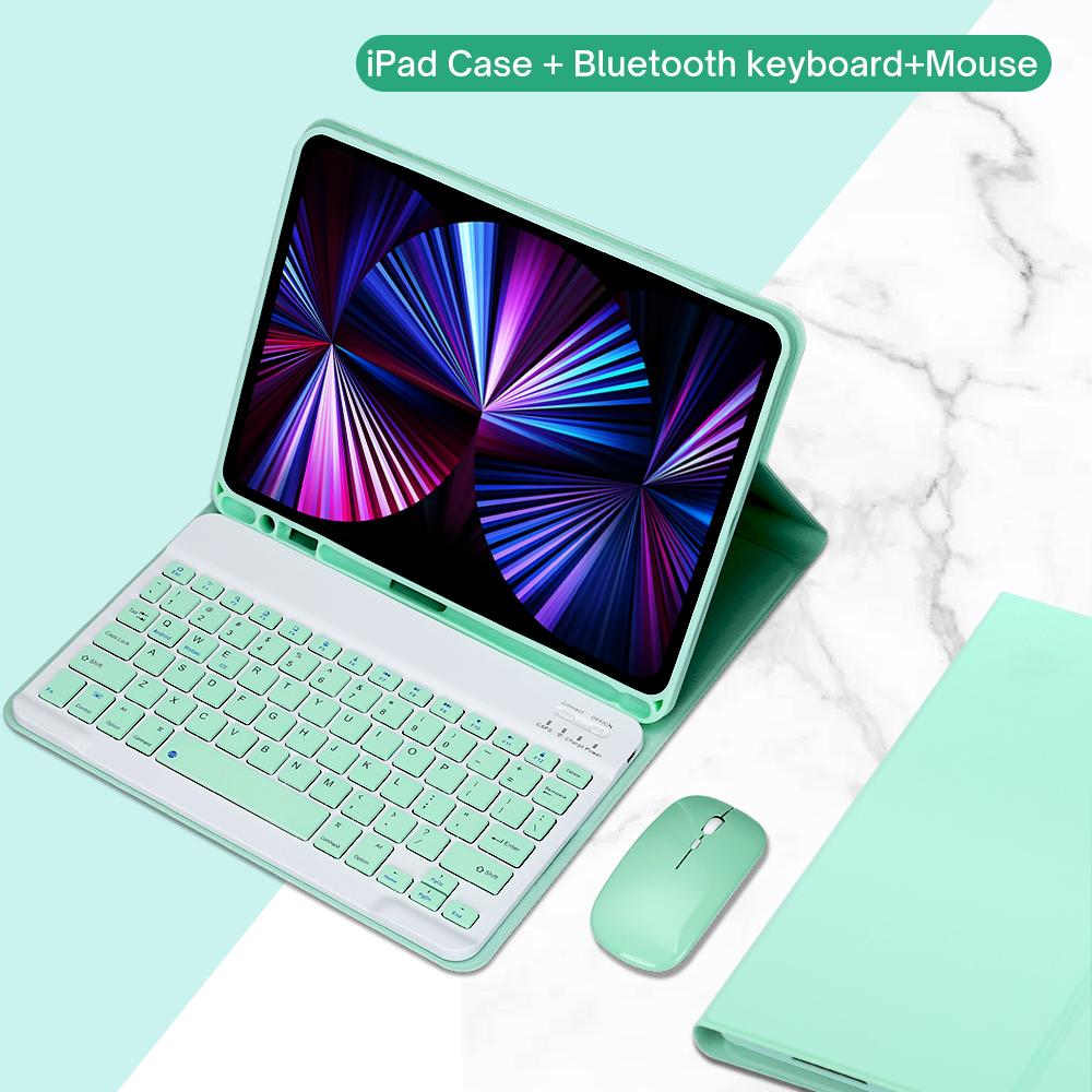 Case Keyboard For iPad Air 11 13 2024,For iPad 10.2 7/8/9th 10th Generation,Air 4 5 10.9'' Pro 11 12.9 Cover With Pencil Holder