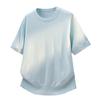 Outdoor Sports Knitted Ice Silk Sweater Short-sleeved Round Neck T-shirt