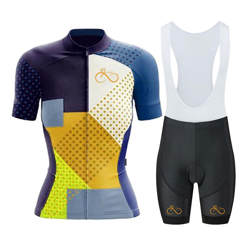2026 Set da Ciclismo alla Moda Donna Maglia da Ciclismo Manica Corta Kit Abbigliamento da Ciclismo Bicicletta Abbigliamento per Bici Mtb Triathlon Maglia Ciclismo