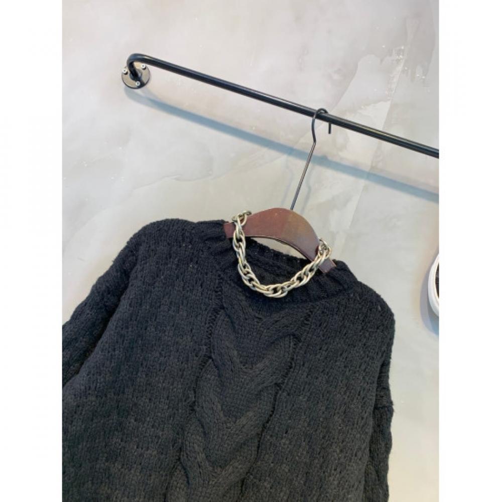 C S In The Room Cable Knit Round neCk Crop Knit 5Color C