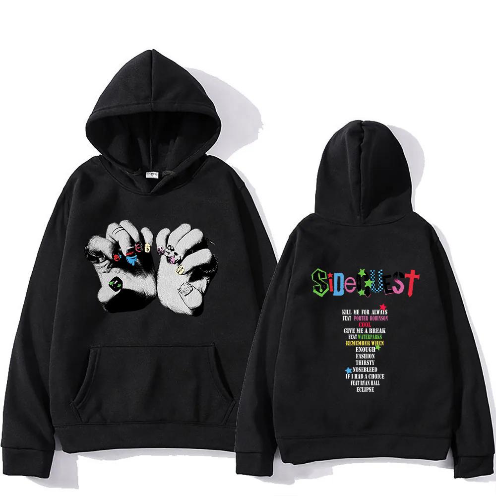 5 Seconds of Summer Michael Clifford Hoodie 2025 Album SIDEQUEST Herren/Damen Hoodies Harajuku Winterkleidung Pullover Sweatshirt