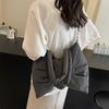 Large Capacity Ruched Bowknot Shoulder Bag Cotton Padded Crossbody Bags  Students