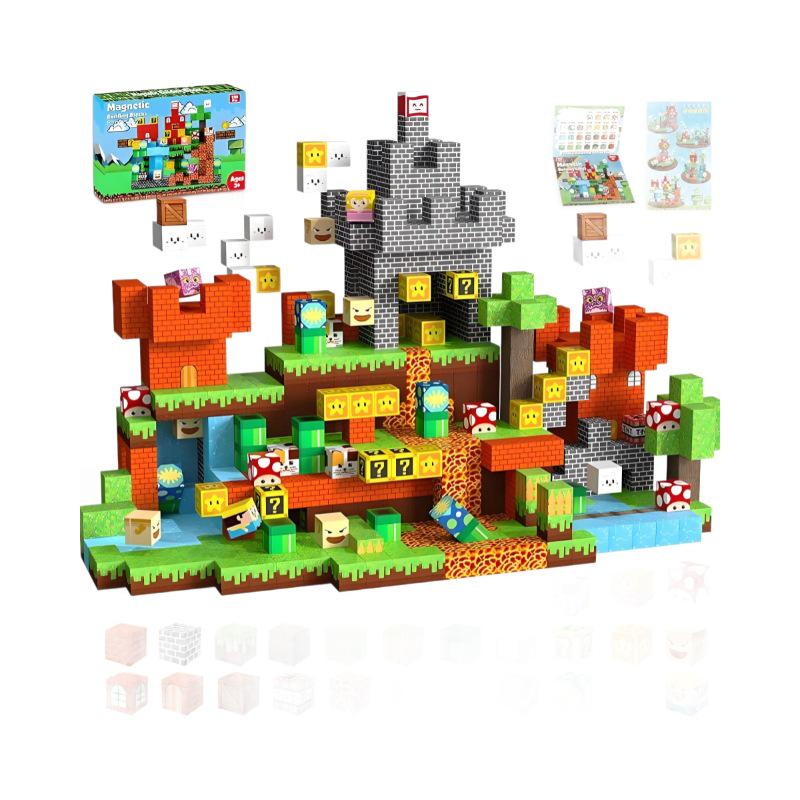 Magnetic Unicorn Building Blocks Assembly Toy Set