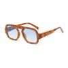 Fashion Retro Tortoiseshell Green Square Sunglasses for Women Men Luxury Designer Fashion Gradient Blue Lens Sun Glasses S13138
