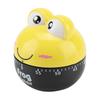 Cartoon Animal Shape Kitchen Timer Mechanical Counters Clock for Cooking Timing Tool(Yellow)