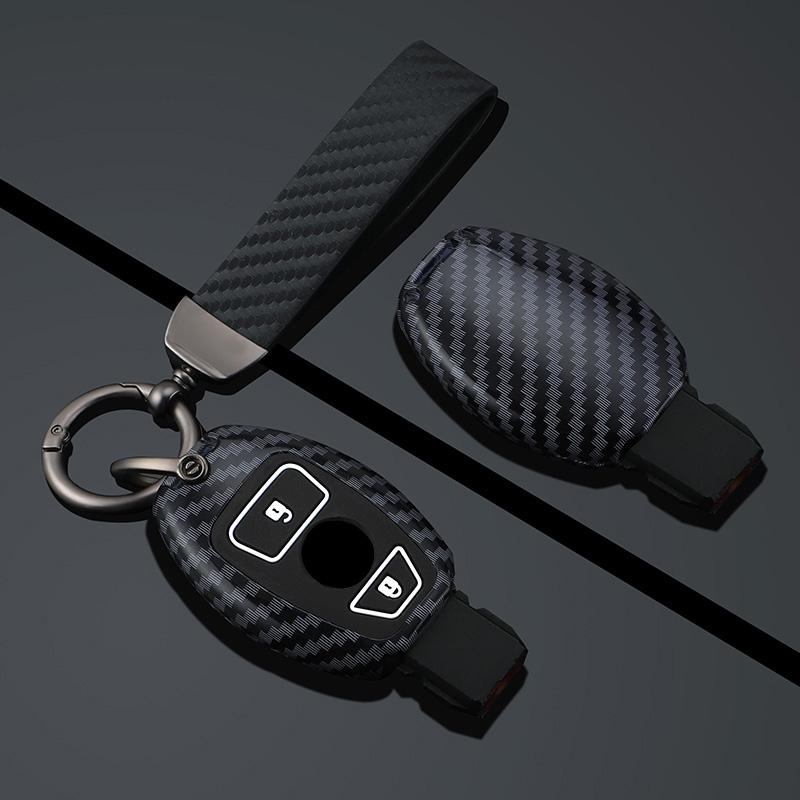 Suitable Abs Carbon Fiber Car Key Case Cover For Mercedes Benz A B C Class Gls Gla Glk Glc Cls Cla Amg W204 W205 W212 W463 W176
