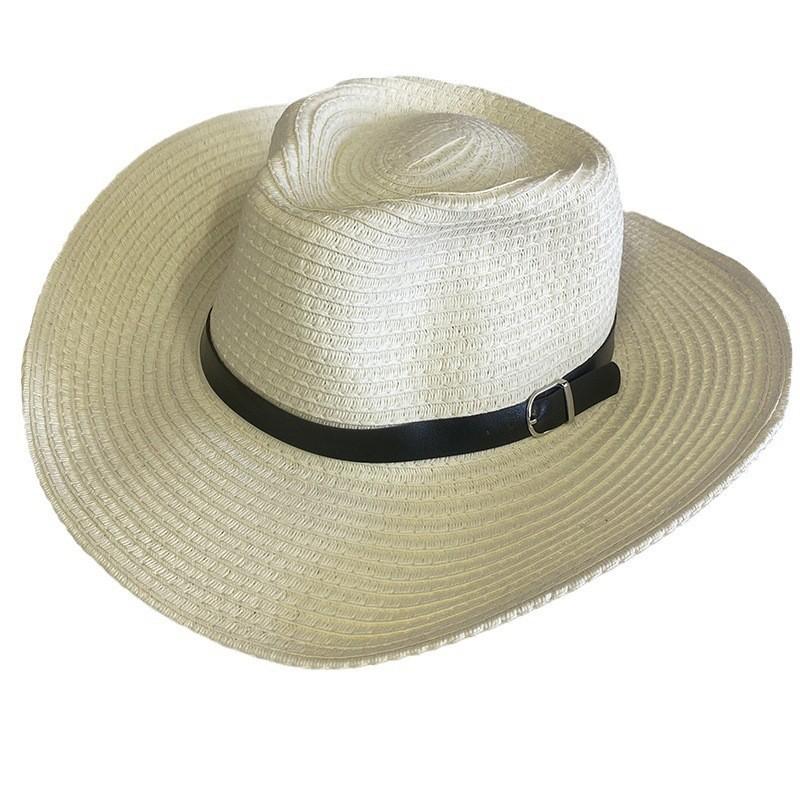 Oversized Brim Parent-Child Straw Hat Beach Hat Summer Big Edge Sunshade Cowboy Hat Outdoor Sunscreen Hat