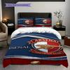 "Arsenal F.C. Gunners Emblem" Three-piece Set (1 * Duvet Cover + 2 * Pillowcase, Without Core) 2DFlat Duvet Cover and Pillowcase Soft and Comfortable